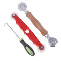 3 vnt. Langų montavimo įrankiai Presavimo ekranas Skriemulio volelis Remonto įrankiai Langų tinklelio priedai Tinklelio durų tinklelio presavimo ratukų rinkinys 3pcs red