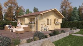 Medinis namelis COLEO (44mm) 6 x 6 m, 36 ㎡