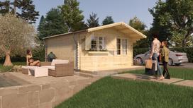 Medinis namelis Hebe 1 (44mm) 4,7 x 4,7 m, 22 ㎡