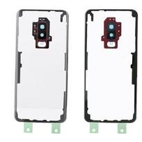 Phone Back Case For Samsung Galaxy S9 plus G695 Model Transparent Phone Battery Cover(Red) raudona
