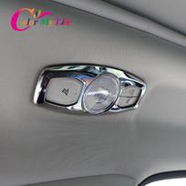 Dekoratyviniai nerūdijančio plieno skaitymo žibintų lipdukai, skirti Ford Focus 3 4 MK3 MK4 Kuga Escape New Mondeo Stainless Steel 1pc gray
