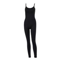 Sleeveless High Waist Long Pants Women Jumpsuit Sling Scoop Neck Yoga Jumpsuit Female Clothing S juoda