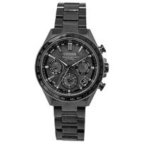 Citizen 100m Atsparus vandeniui Kvarcinis Mechanizmas Super Titano Apyrankė Laikrodis 44,55mm Unisex Juodas Ciferblatas CC4067-66E Black Dial black