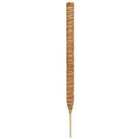 Samanų stulpas su 2 m kanapių virve, nedeformuojamas, tvirtas, lengvai montuojamas, sugeriantis, pasidaryk pats, lankstus augalo atraminis kuolas, patalpoms, laukui 30cm brown