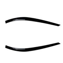 Headlight Eyebrow Eyelid Trim For VW Tiguan MK1 2011-2016 5N Facelift Front Headlamp Eyebrow Sticker ABS Exterior Styling Decal Anti-Scratch Protector gray