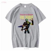 Legacy Of Kain Soul Reaver V1 Classic Video Game Horror T Shirt Retro Gamer Gaming Long Or Short Sleeves Vintage Washed S gray
