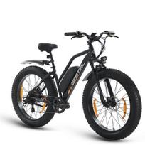 SPATIAL Elektrinis dviratis Miesto 26 *4 Juodas-Variklis 1000W 80NM- Nuimama baterija 48V 13Ah - Shimano 7 pavaros - Nuvažiuojamas atstumas 110km