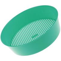 1 vnt. Plastikinis sodo sietas žalias kompostui, žemei, akmenims, sodininkystės įrankis AVE blue