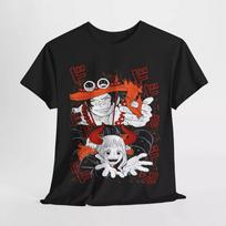 ONE PIECE Ace Anime Men's and Women's Summer T-Shirt Harajuku Vintage Short Sleeve Oversized Casual Fitness Comfortable Y2k Top S white