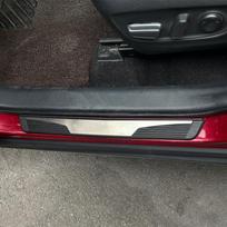 For Nissan Pathfinder 2005-    Door Step Board Sill Scuff Plate Cover Sticker Threshold Pedal Guards Car Styling