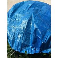 400um Bubble Pool Cover, Rectangle Solar Tarpaulin, Swimming Pool Protection Cover, Heat Insulation Film, Pool PE Dust Cover 10FT mėlyna