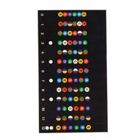 Gitaraos grifas skalės lipdukas Lengva klijuoti Lipnus PVC grifo lipdukas