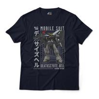 Mobile Suit Gundam Wing Endless Waltz Gundam Deathscythe Hell Anime Graphic Tee 4XL black