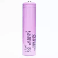 Samsung 3500mAh 18650 akumuliatorius be apsaugos su iškiliu kontaktu
