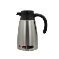 12V/24V Automobilinis virdulys - 1300ML Nerūdijančio plieno Greitai šildantis Dvigubo sluoksnio Car Kettle black
