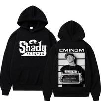 Rapper Eminem Double-Sided Print Hoodie XS raudona