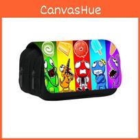 Rainbow Friends Character Design Pen Pouch With Spacious Storage For Kids And Teens 20x9x11cm red