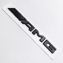 3D Metalinis AMG Emblema Automobilio Galinės Bagažinės Ženklelis Lipdukas Mercedes Benz W204 W205 W203 W211 W212 W213 W201 W210 W124 W126 W140 EH8 black