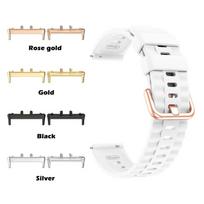 Silicone Strap for Samsung Galaxy Fit 3 Soft Adjustable Fashion Breathable Rose Gold Buckle Replacement Band for Galaxy Fit 3 Galaxy Fit 3&Silver Connectors balta