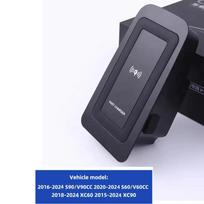 Belaidis automobilio įkroviklis telefono įkroviklis laikiklis-įkroviklis Volvo XC90 S90 V90 XC60 S60 V60 C60 2018-2021 priedai BY0 gray