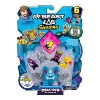 MRBEAST LAB Figūrėlės, 6 vnt., 2,5 cm