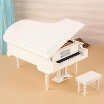 Nauji Rankų Darbo Mini Pianinai Medinis Miniatiūrinis Modelis Polichrominis Muzikos Instrumentas Mielas Miniatiūrinis Modelis Paprastos Dekoratyvinės Dovanos 12-10-7cm kava
