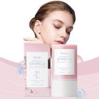 New Centella Clay Stick Mask Pore Minimizing Quick Moisturizing Soothing Facial Brightening Face Mask Skin Care 27g Face Care 27g beige