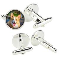 Cardigan Welsh Corgi - cufflinks in a box, handmade jewelry, product of the Art-Dog brand sidabras