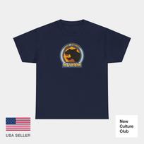 90s A-Team Skateboard Marc Johnson Crest 1997 Panther T-Shirt Print - v.2025.11 M black