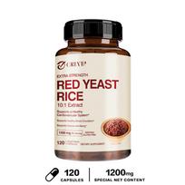 CREVIP High-Concentration Red Yeast Rice Extract Capsules, 10:1 Concentrated, Nourishing and Suitable for Both Men and Women. 120*1