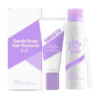Gentle hair removal set, soft and smooth hair removal cream, moisturizing and refreshing, convenient at home, whole body skin care set white