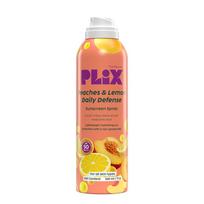PLIX Peaches & Lemon Body Sunscreen Spray SPF 50 PA++++ | Broad Spectrum UVA & UVB Protection | Lightweight, Non-Greasy Sunscreen Spray | No White beige