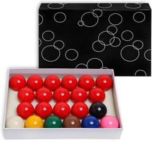 Snukerio 1-7/8 derviniai biliardo stalų kamuoliukai - 4,76/5,25 skersmenys varžyboms Standard red