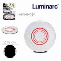 Lėkštė LUMINARC Harena 19cm Raudonos spalvos