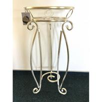 Stovas gėlėms Baltos spalvos 63x28cm