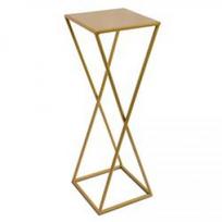 Gėlių stovas Aukso spalvos 40x23,5x23,5cm