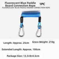 1/2PCS 304 SS Paddle Board Link Straps 2 Colors Safety Fixing Rope  for Inflatable SUP Seat Kayak Blue 1pc