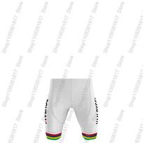 Van Rysel - Roubaix Team Dviratininko marškinėliai trumpomis rankovėmis Prancūzija Drabužiai Road Bike Marškinėliai Kostiumas Dviratininko šortai su petnešėlėmis MTB Maillot XXS white
