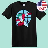 Captain Planet Eco Hero Flying Globe Graphic Print T-shirt S