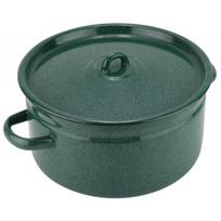 Puodas emaliuotas 24cm 5.8L Žalias