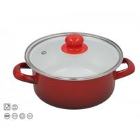 Puodas MOON emaliuotas 18cm 1.35L indukcinis