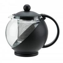 Arbatinukas 57544 stiklinis su metaliniu sieteliu 1.25L