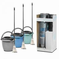 Šluota MOP ir kibiras su nusausinimo mechanizmu, 10L