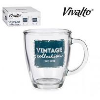 Puodelis VINTAGE 325ml Stiklinis