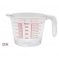Indas matavimui STIKLINIS 500ml Skaidrus