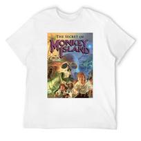 THE SECRET OF MONKEY ISLAND Tshirt Classic T-shirt Round Neck  Sport  Humor Graphic Leisure USA Size S balta
