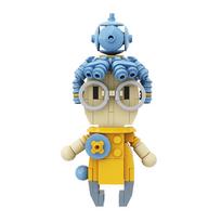 Gobricks MOC It Takes Two Game Bricks Mom & Dad Man Kodi Wife Xiaomei With Base DIY Constructing Block Learning-Focused Toy Kid Gift gray
