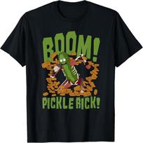 Rick and Morty BOOM! PICKLE RICK! T-Shirt T-Shirt S juoda
