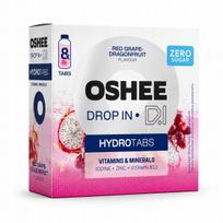 Vitamino ir mineralų tabletės OSHEE Hydrotabs, vynuogių ir drakono vaisių skonio, 8 vnt.