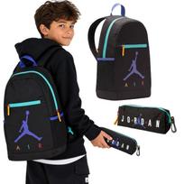 Mokyklinė kuprinė su penaline Air Jordan, juoda, DZ0703-013
